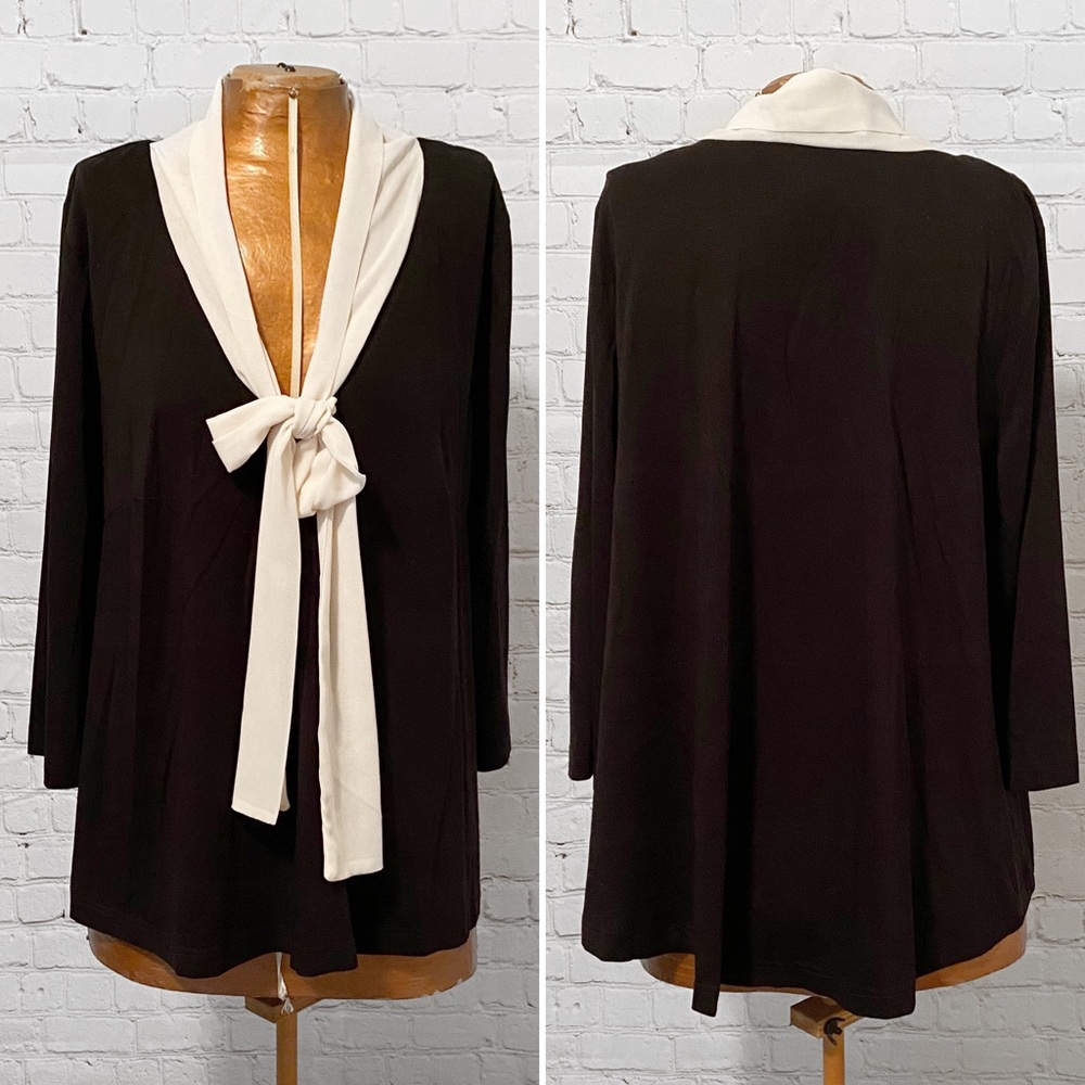 Anthro Paper Crown Bow Neck Blouse